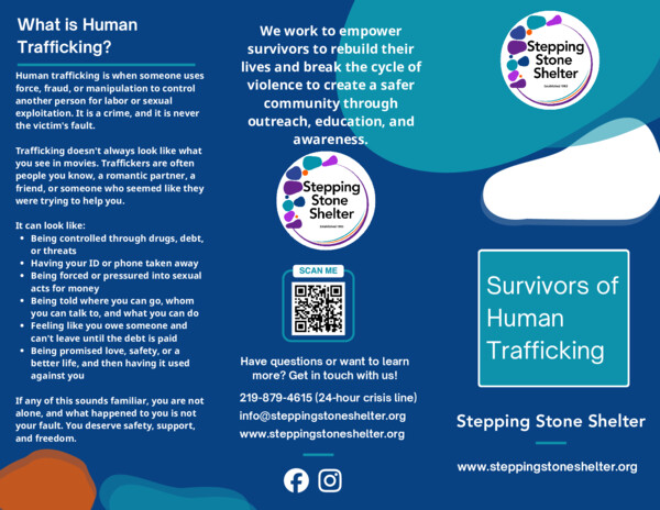 Human Trafficking Survivor Pamphlet